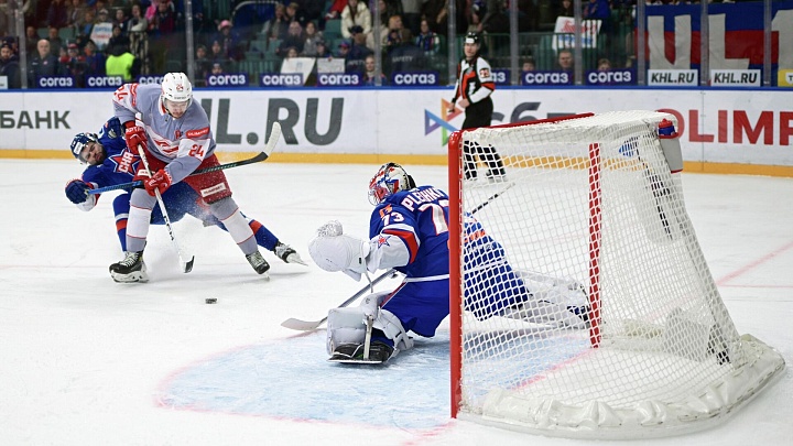 "Спартак" вырвал победу в матче КХЛ против СКА