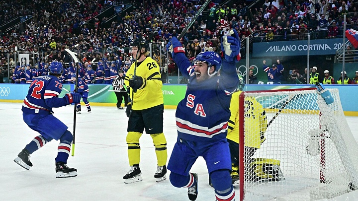 Определились полуфинальные пары олимпийского мужского хоккейного турнира